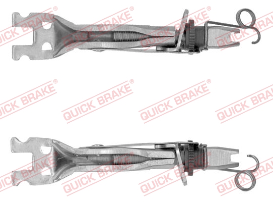 Комплект регулятора, барабанный тормозной механизм - 101 53 001 QUICK BRAKE